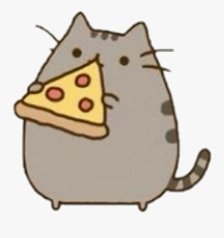 Pizza Kawaii Clipart , Png Download - Pusheen The Cat, Transparent Clipart