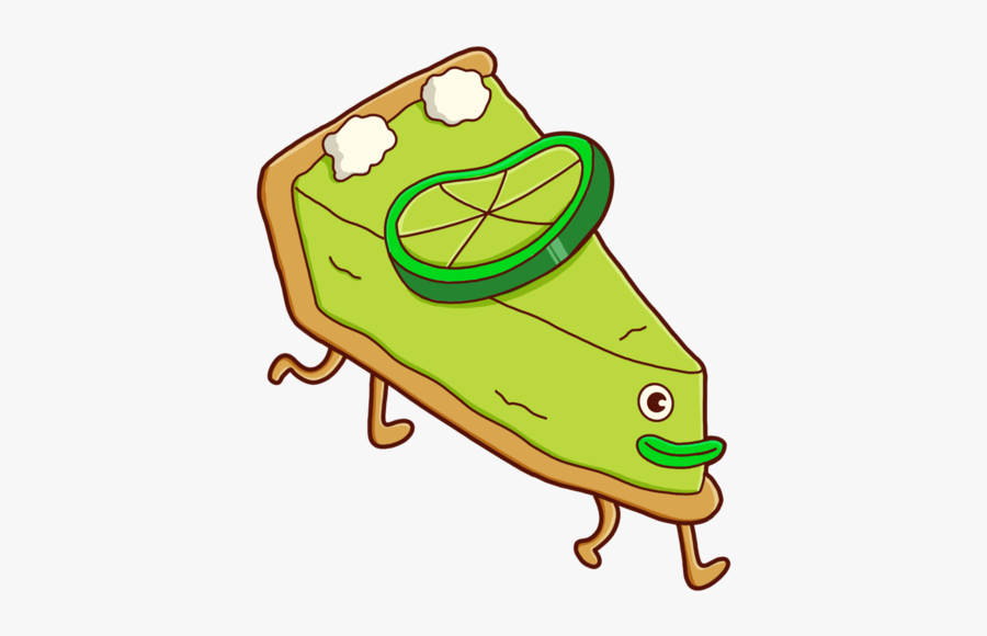 Key Lime Pie, Transparent Clipart