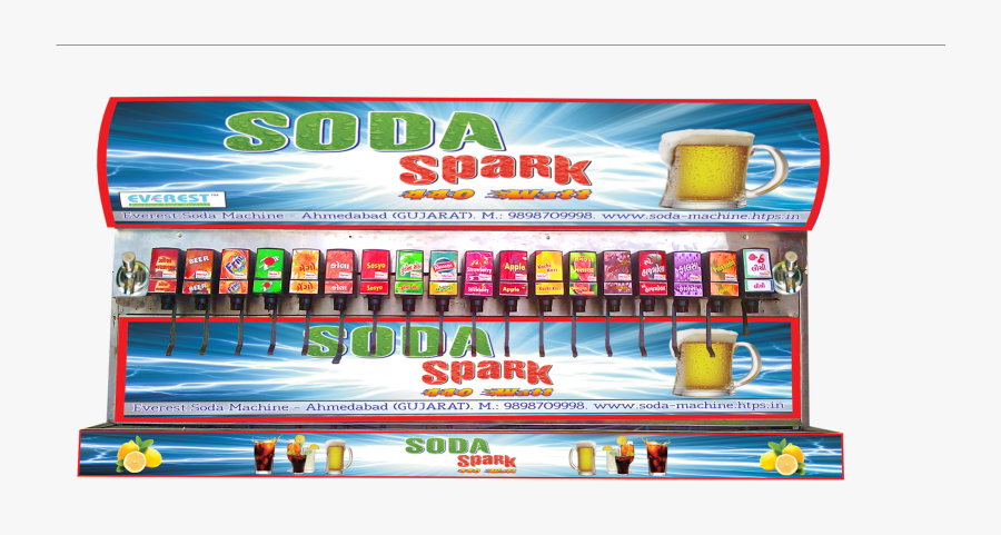 Transparent Fountain Drink Png - Soda Shop Flavour Machine, Transparent Clipart