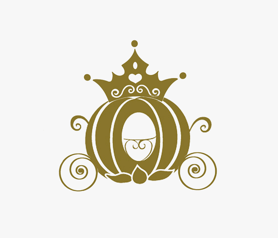 Cartoon Crown Pumpkin Carriage Png Download - Cinderella Pumpkin Carriage Vector, Transparent Clipart