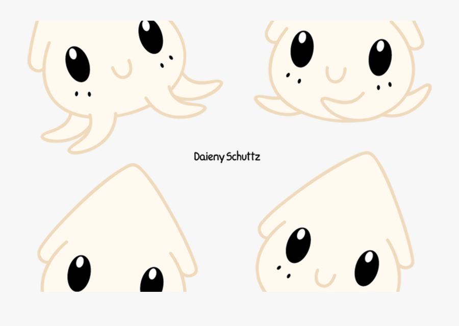 Collection Of Free Squid Drawing Easy Download On Ubisafe - Chibi Squid Png, Transparent Clipart