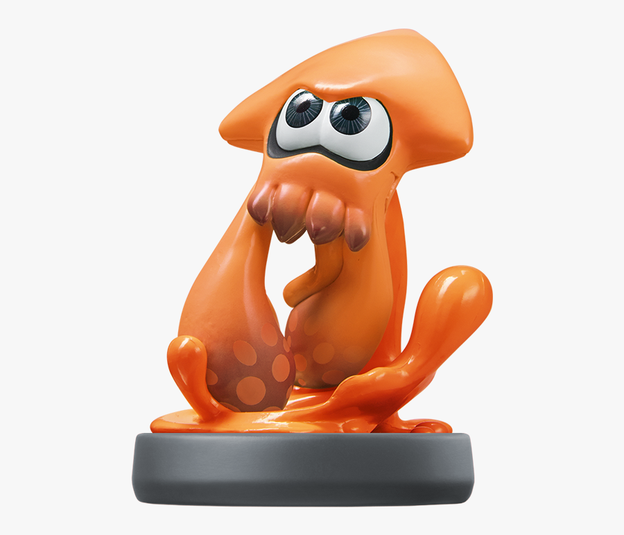 Transparent Amiibo Png - Amiibo Splatoon Inkling Squid, Transparent Clipart