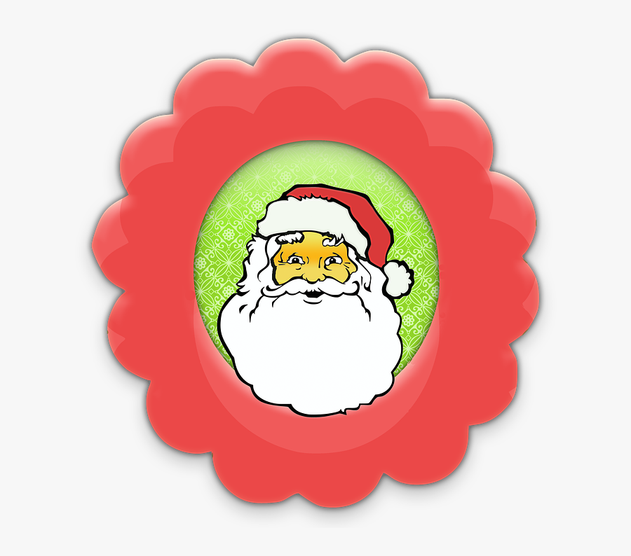Transparent Noel Png - Numbers On Father Christmas, Transparent Clipart