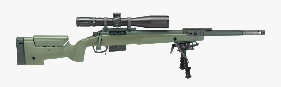 Clip Art Mcmillan Tac 338 Sniper Rifle - Fbi Rifle, Transparent Clipart