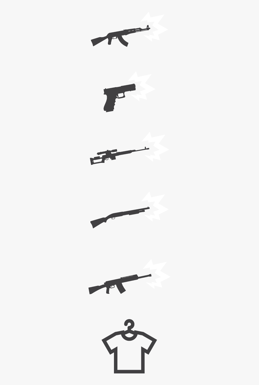 Sniper Clipart Big Gun - Ak 47, Transparent Clipart