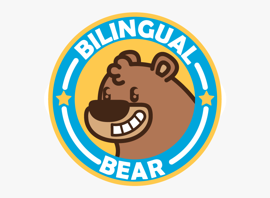 Bear Fun Logo, Transparent Clipart