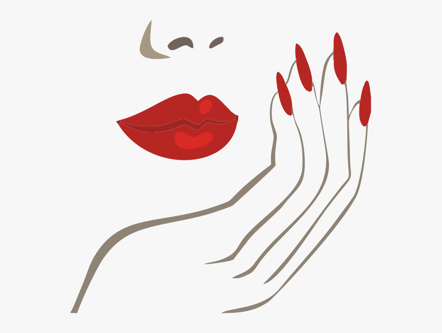 Hair And Nails Logo Clipart , Png Download - Makeup And Nails Clipart, Transparent Clipart