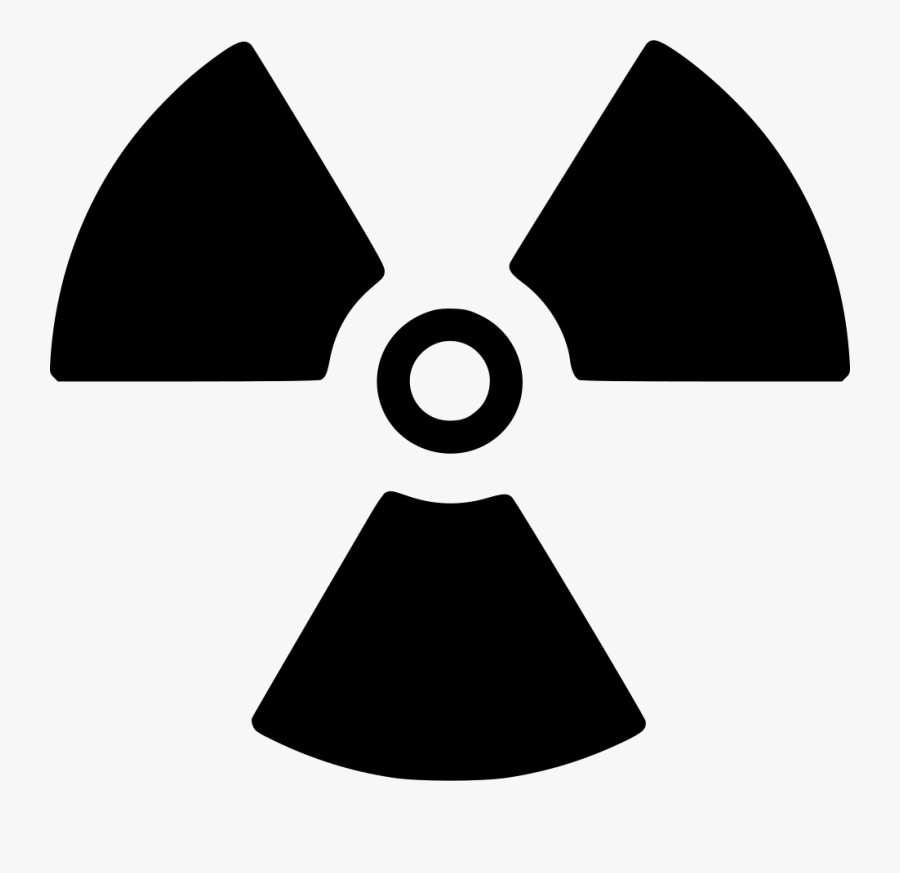 Transparent Toxic Logo Png - Radiation Symbol Black And White, Transparent Clipart