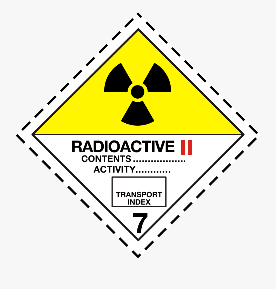 Adr Pictogram 7bradioactive Dangerous Goods Class 7 , Free