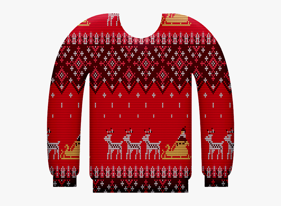 Ugly Christmas Sweater Clipart, Transparent Clipart
