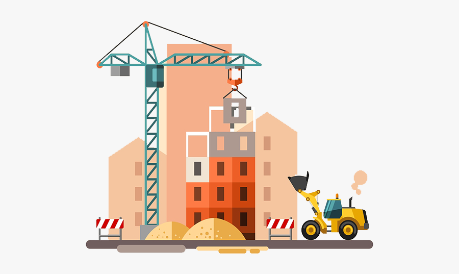 Construction - Construction Site Vector, Transparent Clipart