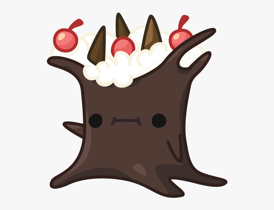 Black Forest Stumpy - Birthday Cake, Transparent Clipart