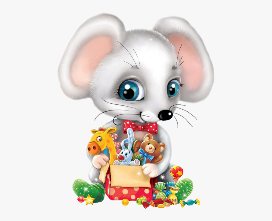 ❄️ Souris De Noël Png, Tube Christmas Mouse Clipart - Cartoon, Transparent Clipart