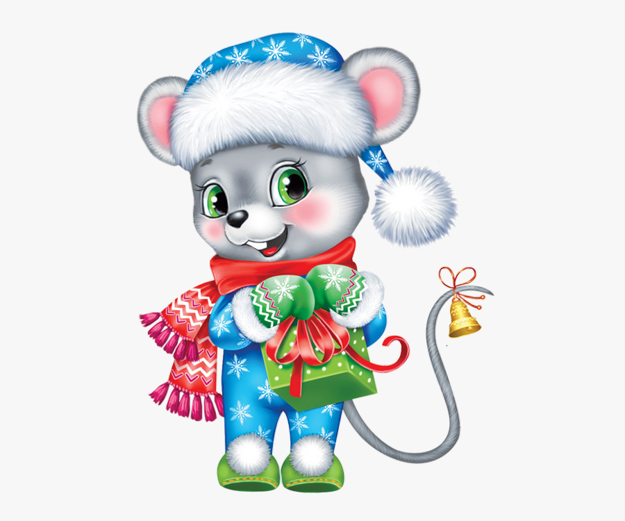 ❄️ Souris De Noël Png, Tube - Вырубные Плакаты Мышки, Transparent Clipart