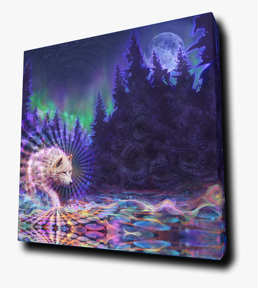 Transparent Purple Wolf Png - Simon Haiduk Art, Transparent Clipart