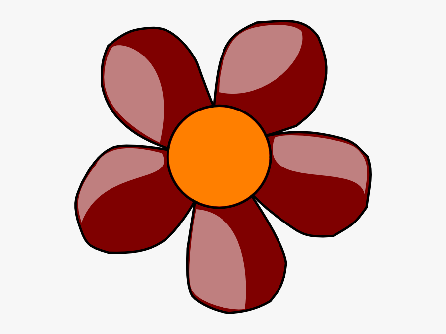 Purple Flower Clipart, Transparent Clipart