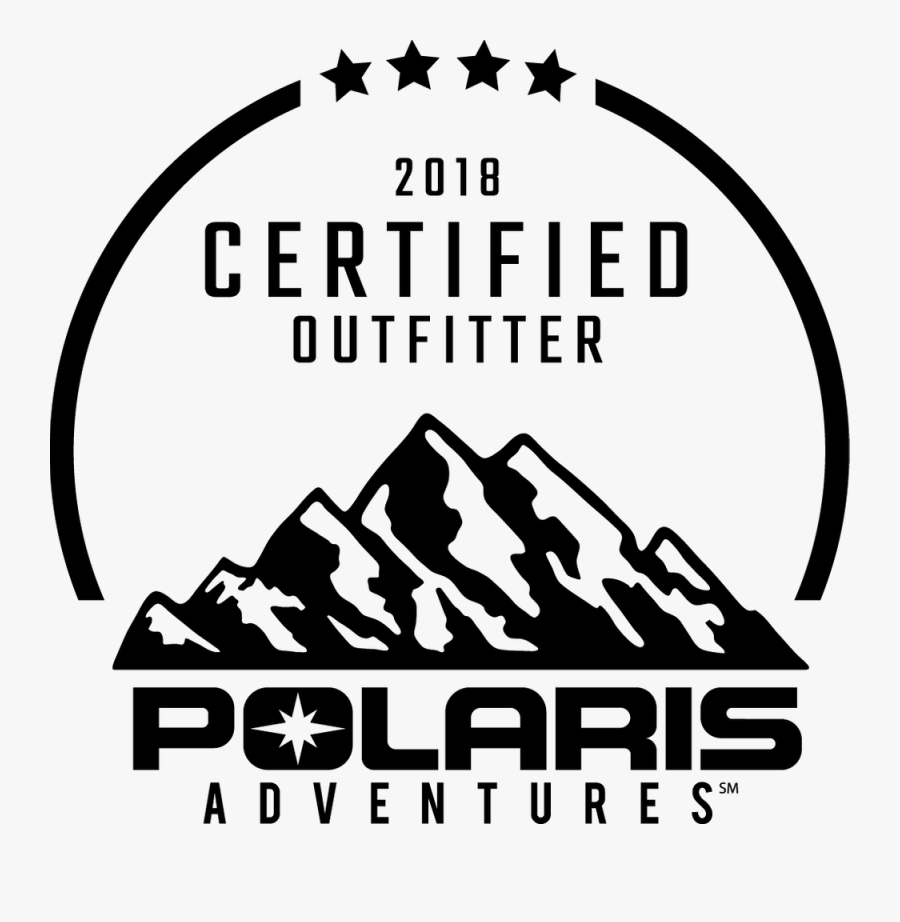 Polaris Adventures Certified Outfitter, Transparent Clipart