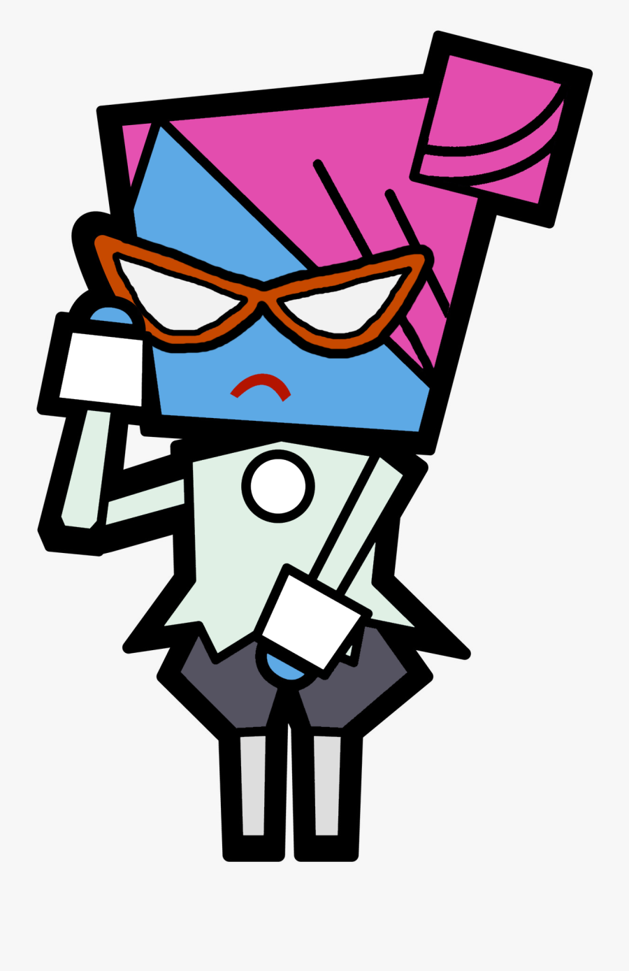 Paper Shin A - Nastasia From Super Paper Mario, Transparent Clipart