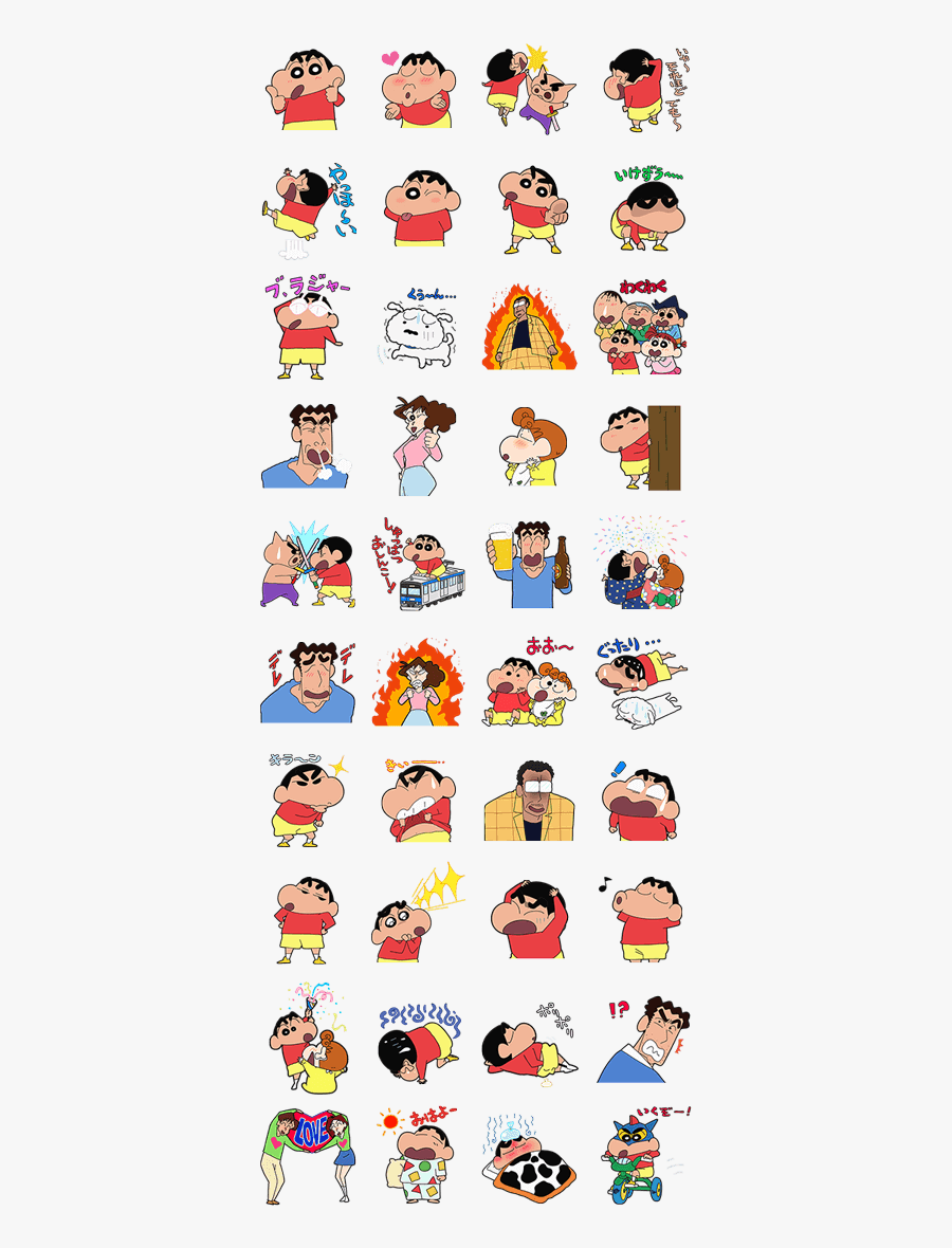 Crayon Shin Chan Sticker, Transparent Clipart