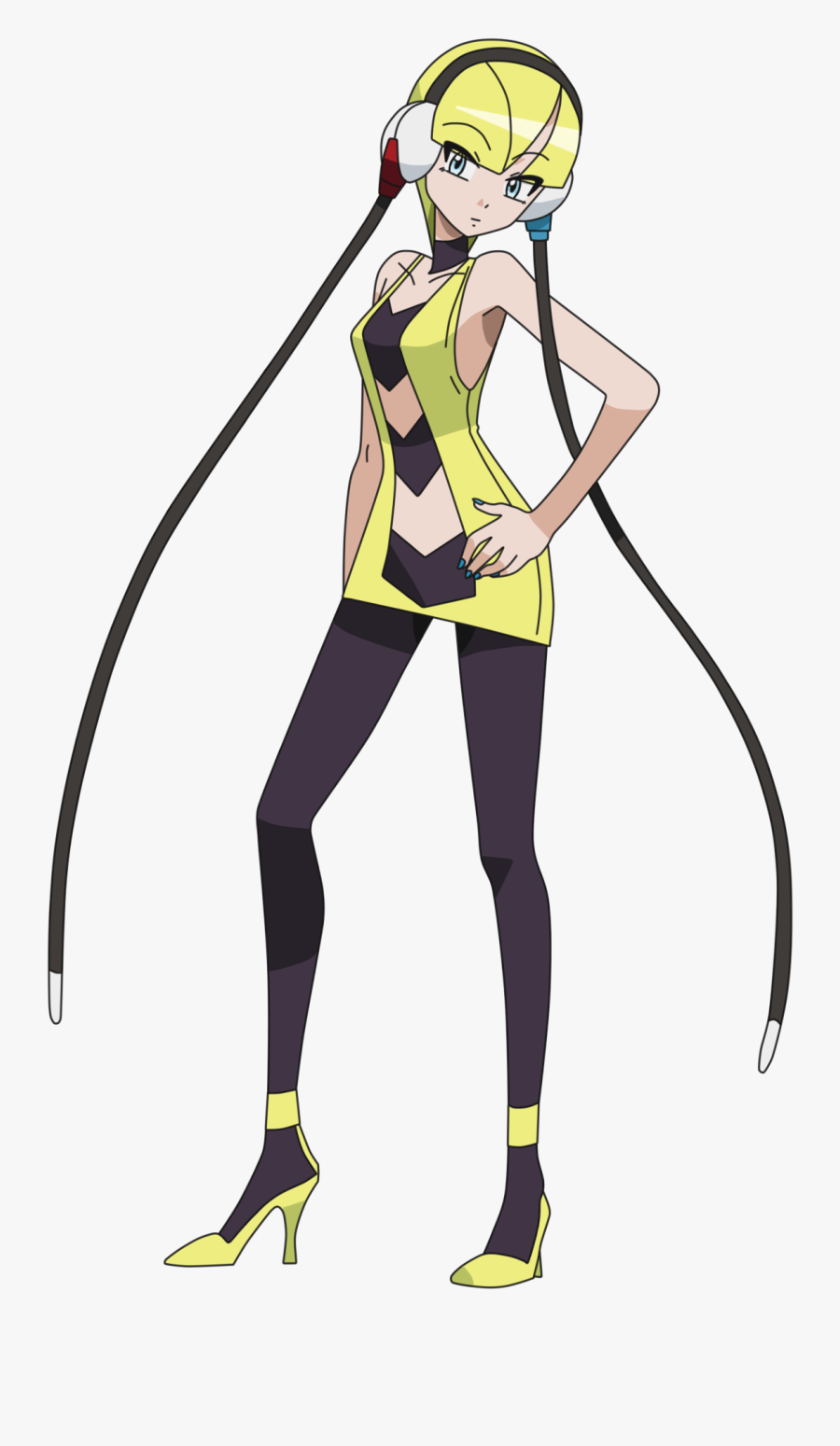 Legs Clipart Shin - Pokemon Black And White Elesa, Transparent Clipart