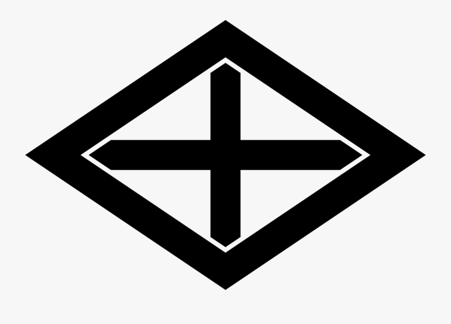 Triangle,symmetry,area - 新 十津川 町 町 章, Transparent Clipart