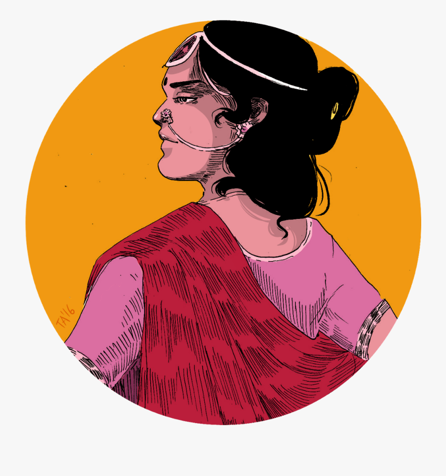 History Clipart Woman - Rani Abbakka Cartoon, Transparent Clipart