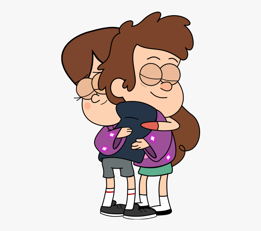 Mabel And Dipper Hug Clipart , Png Download - Dipper And Mabel Hug, Transparent Clipart