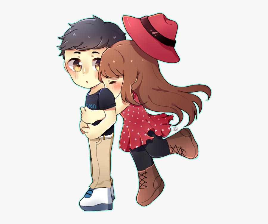 Love Couple Pic Cartoon, Transparent Clipart