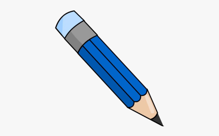 Long Clipart Penci - Blue Pencil Clipart Png, Transparent Clipart