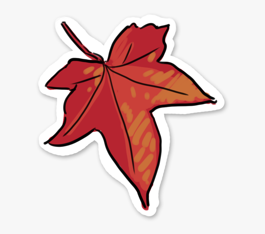 Sticker Leaf Png, Transparent Clipart