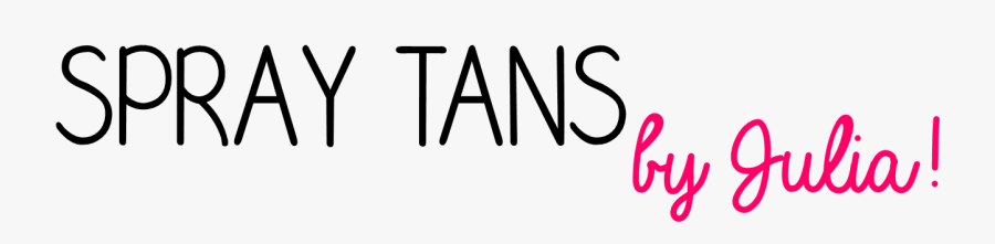Spraytansbyjulia - Calligraphy, Transparent Clipart