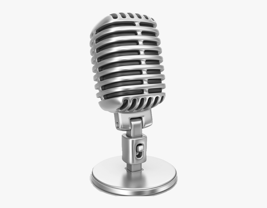 Wireless Radio Frequency Clip - Transparent Background Old Microphone, Transparent Clipart