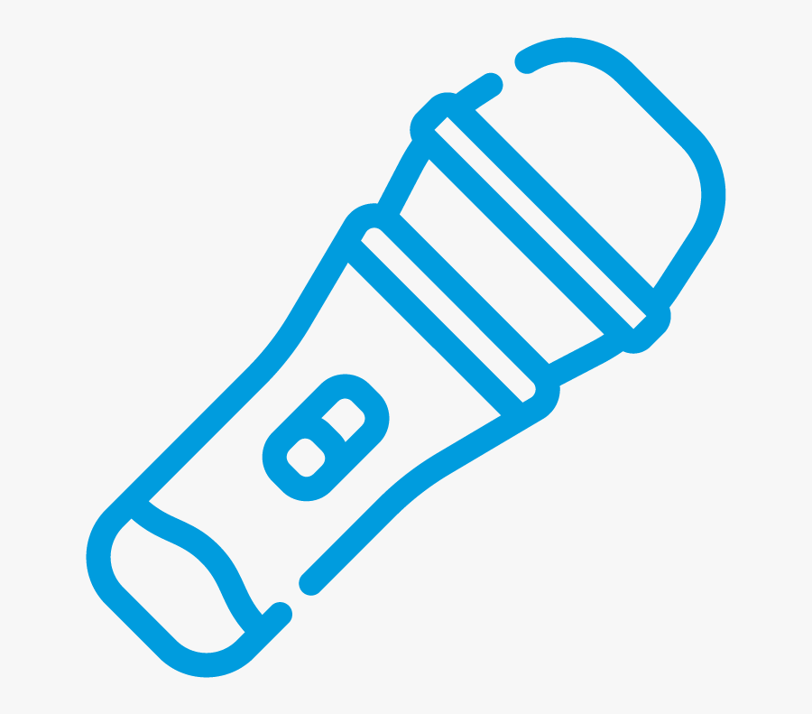 Clipart , Png Download - Flashlight Outline, Transparent Clipart