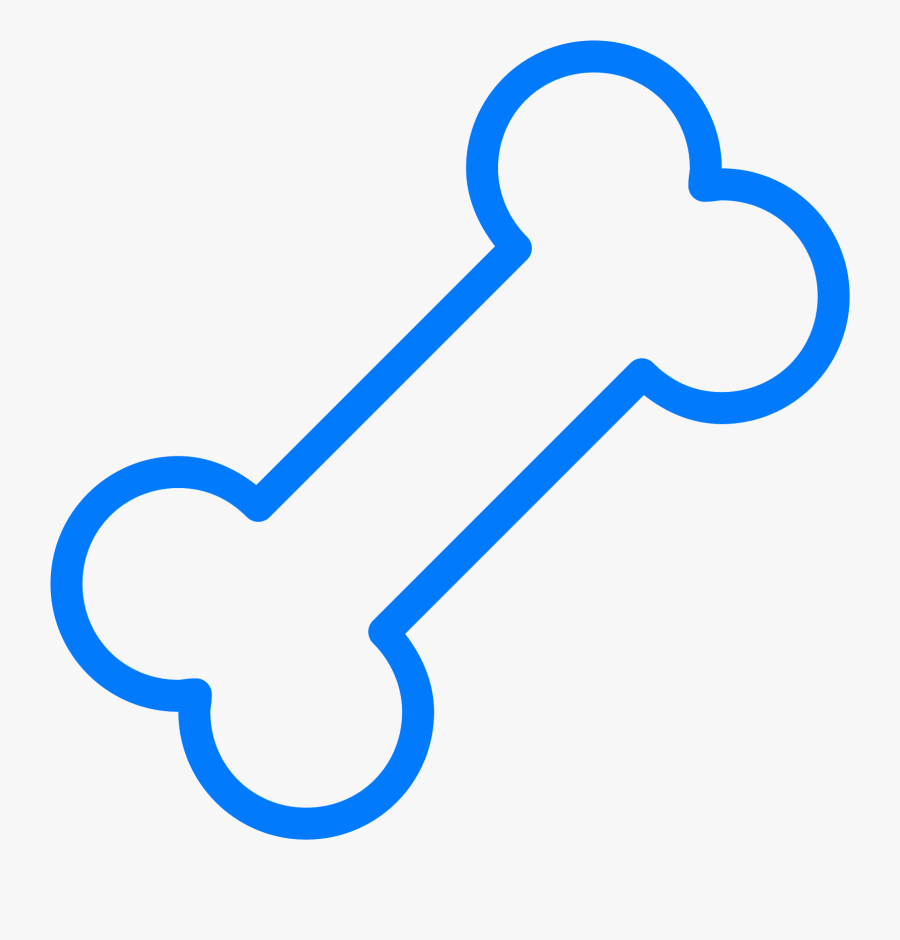 Transparent Bone Clip Art Clipart Freeuse Download - Dog Bone Clipart, Transparent Clipart