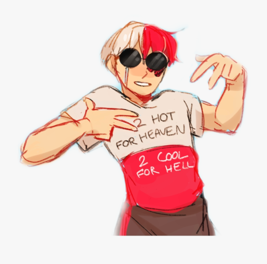 #todoroki 2 Hot For Heaven 2 Cool For Hell - 2 Hot For Heaven 2 Cool For Hell, Transparent Clipart