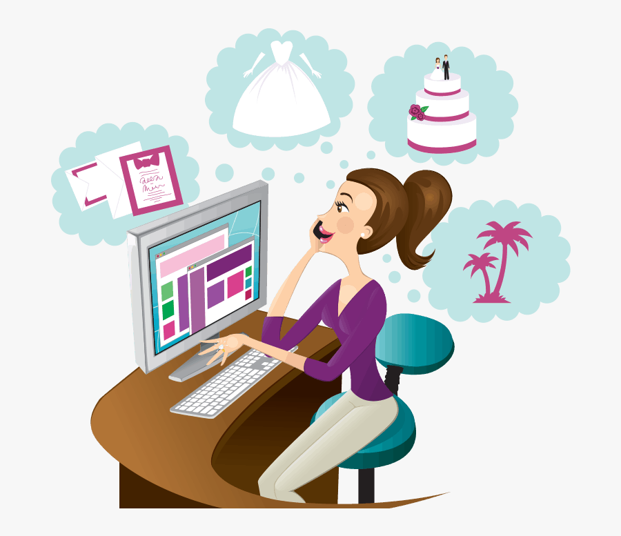Planning A Wedding , Transparent Cartoons - Planning A Wedding, Transparent Clipart