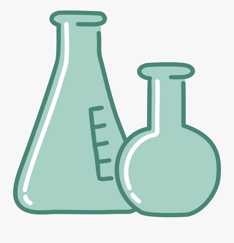 Flask Vector Test Tube - Chemical Glass Png, Transparent Clipart