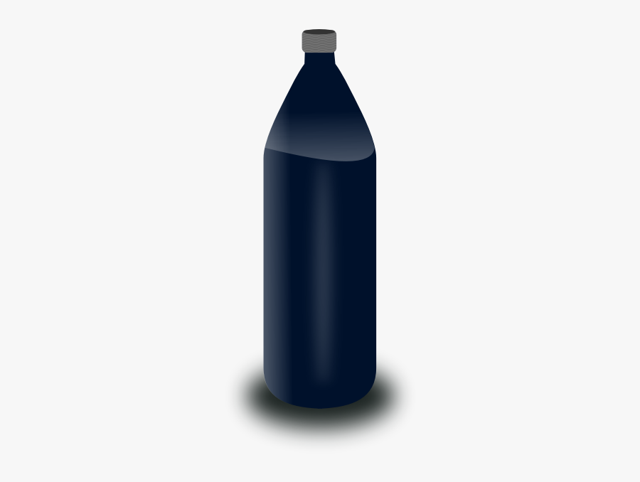 Black Water Bottle Vector Clip Art - Bottle, Transparent Clipart