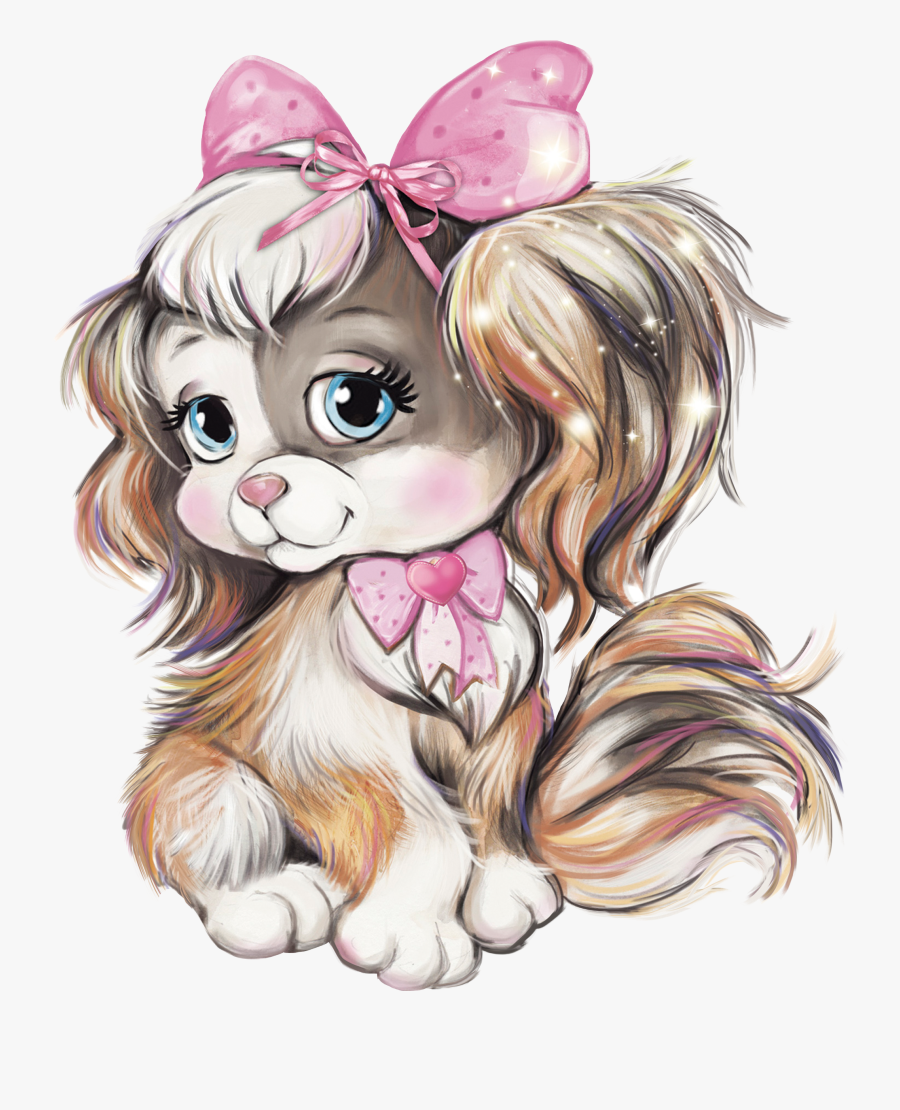 Papillon Dog T - Cartoon Pretty Dog, Transparent Clipart