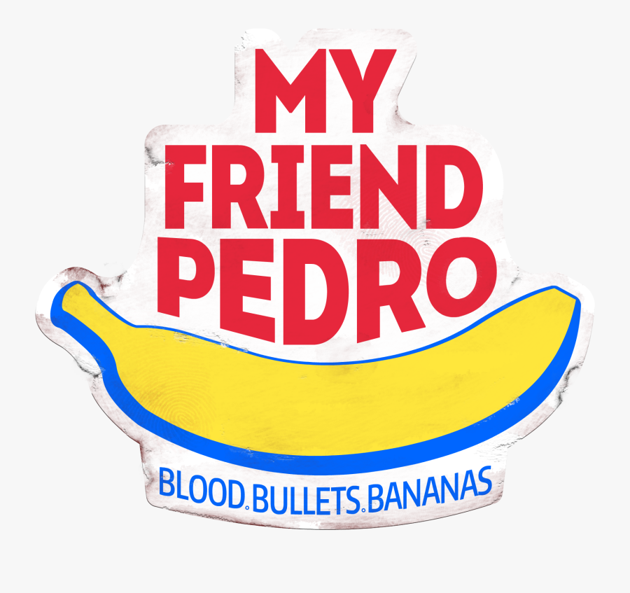 Transparent Bananas Png - My Friend Pedro Logo, Transparent Clipart