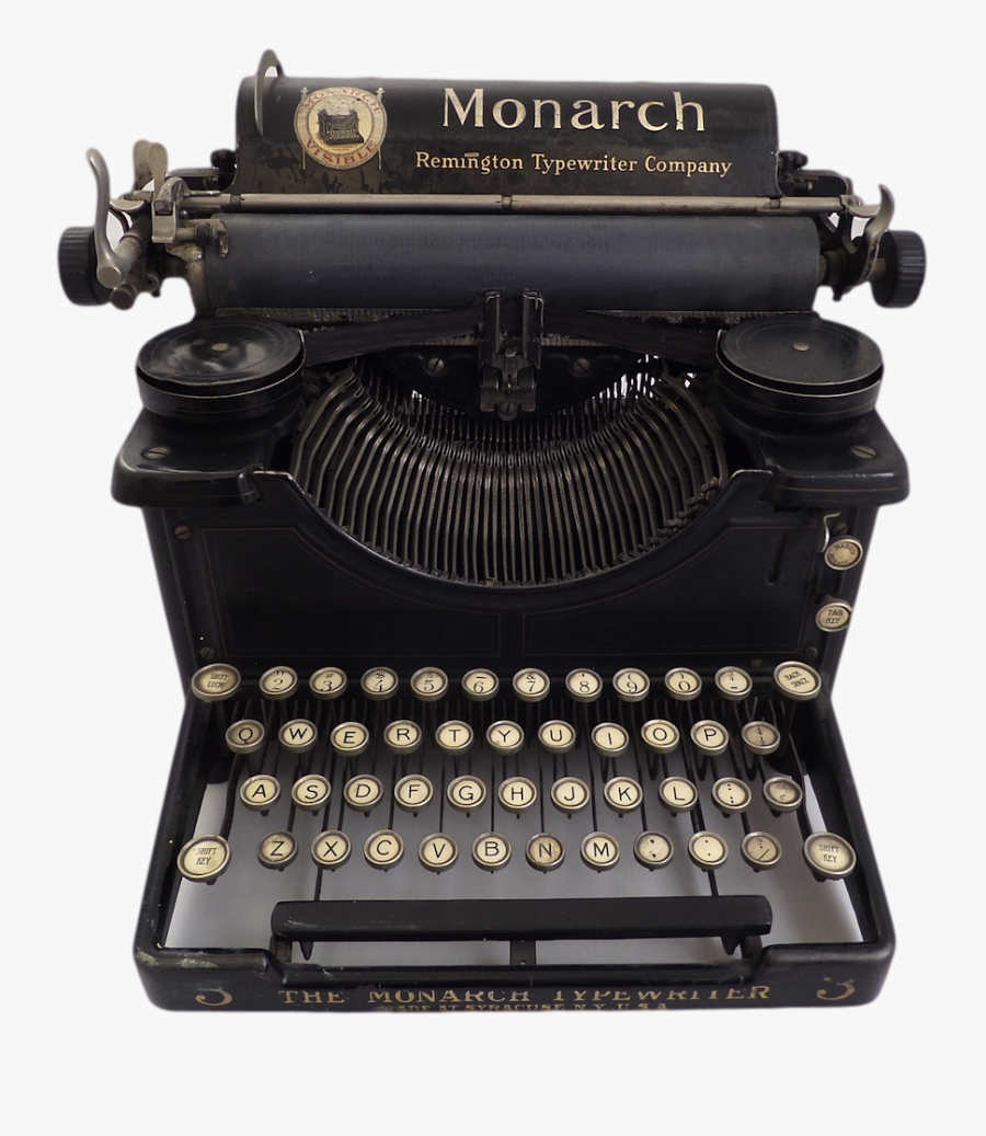 Woodstock Typewriter Model 5, Transparent Clipart