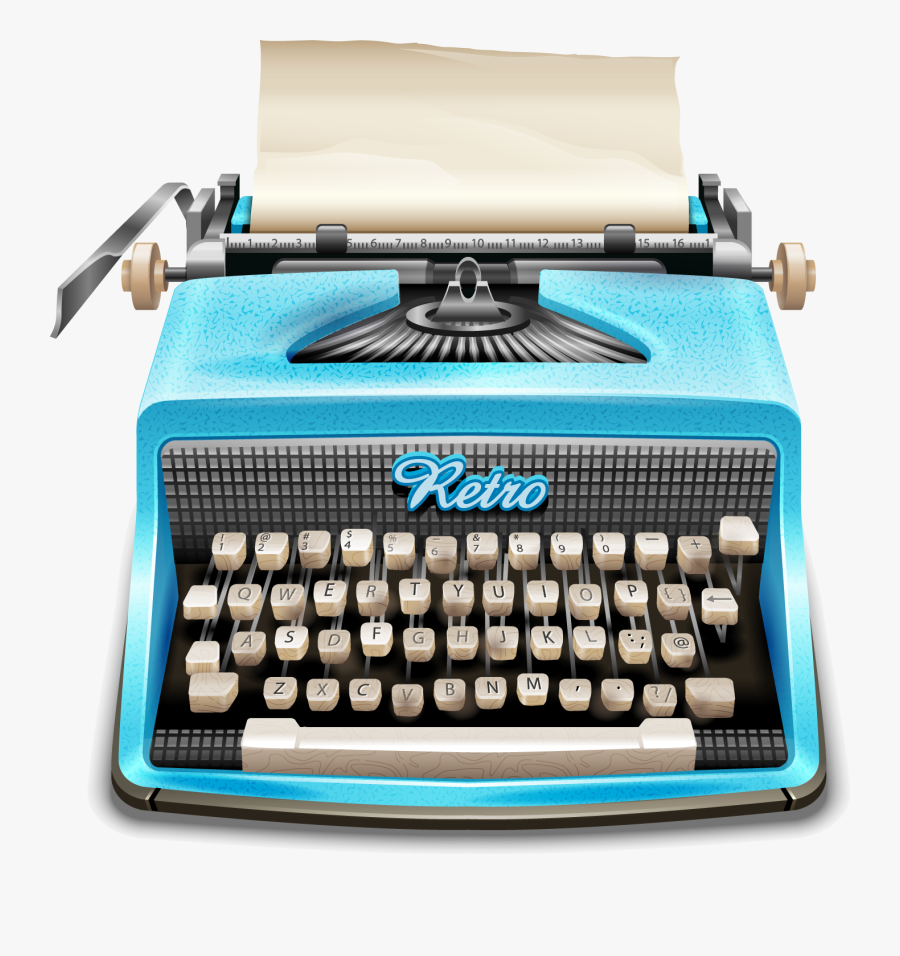 Typewriter Png - Retro Typewriters, Transparent Clipart