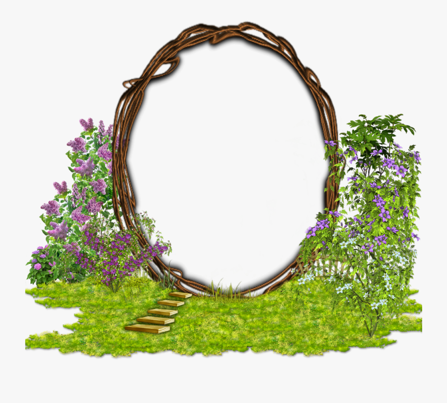 Cadre Cluster Nature - Nature Cadre Png, Transparent Clipart