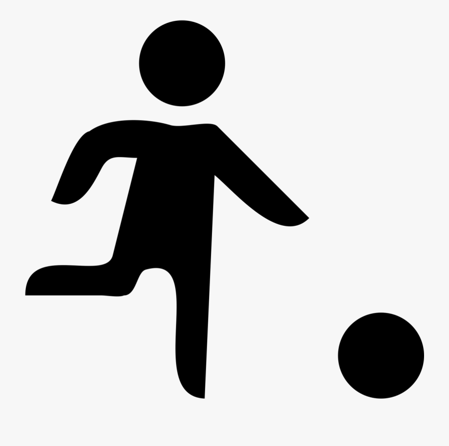 Child Playing With A Ball Silhouette - Portable Network Graphics, Transparent Clipart