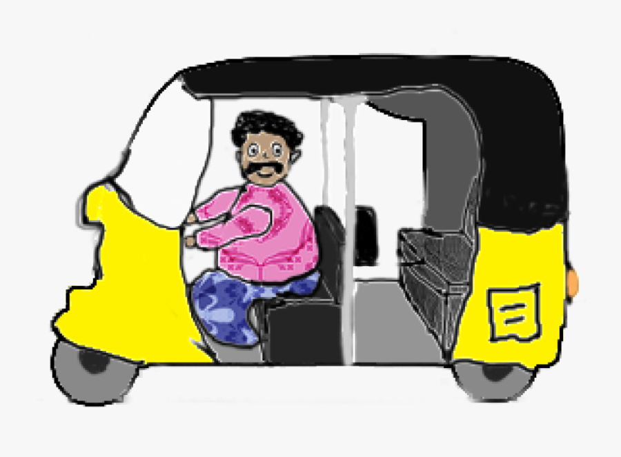 Auto Prix Rickshaws In - Auto Rickshaw Driver Png, Transparent Clipart