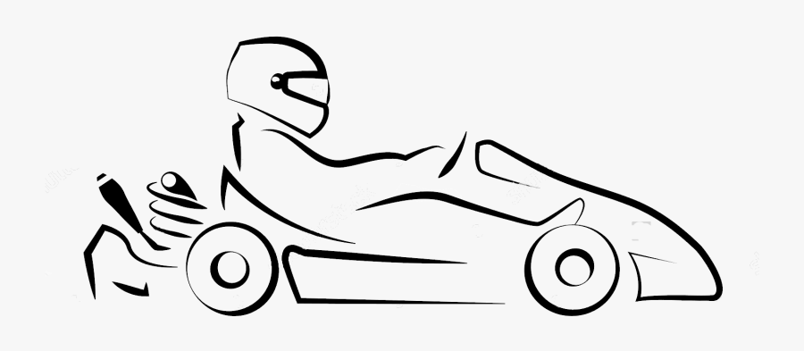 Private Track Hire Go Karts Central Coast - Go Kart Drawing Easy, Transparent Clipart