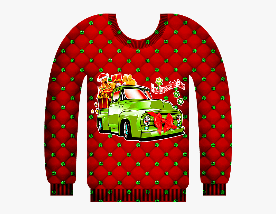 Ugly Holiday Sweater Clipart, Transparent Clipart