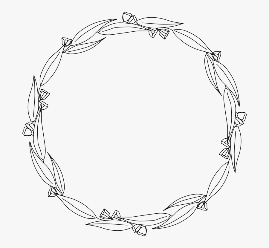 Line Art,flower,area - Line Art Eukalyptus Png, Transparent Clipart