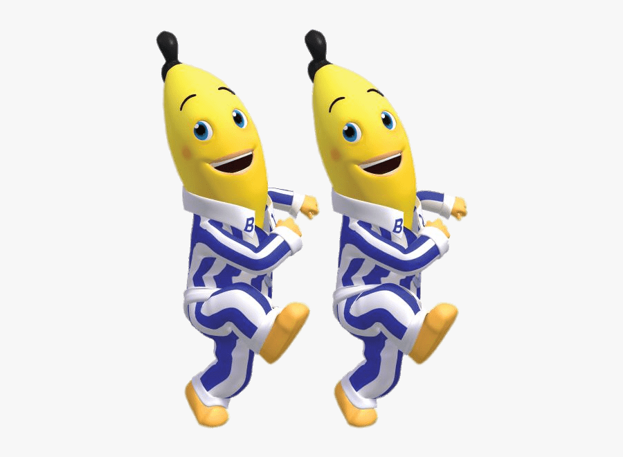 Bananas In Pyjamas Dancing - Cartoon Bananas In Pajamas, Transparent Clipart
