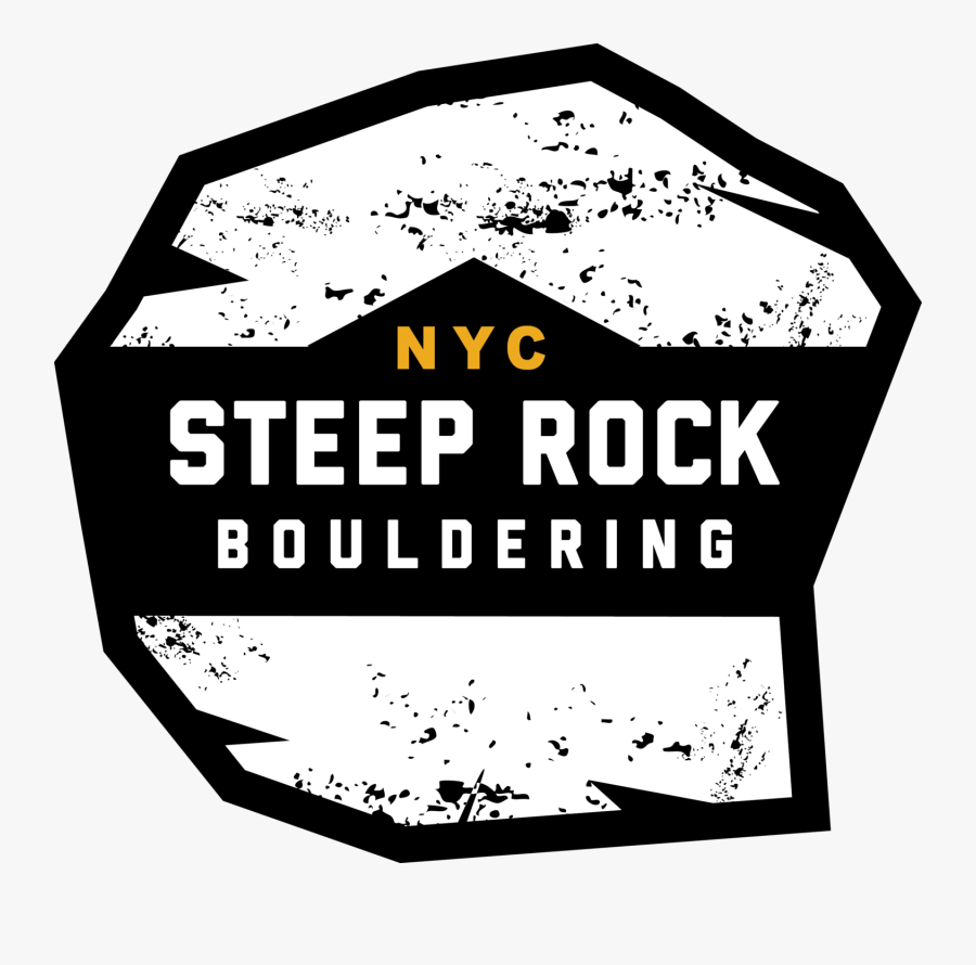 Steep Rock Bouldering Steep Rock, Bouldering, New York - Bouldering Logo, Transparent Clipart